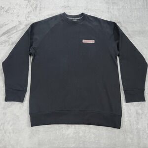 Ducati Sweatshirt Mens Medium Black Fleece Crewneck‎ Pullover Logo Biker Moto
